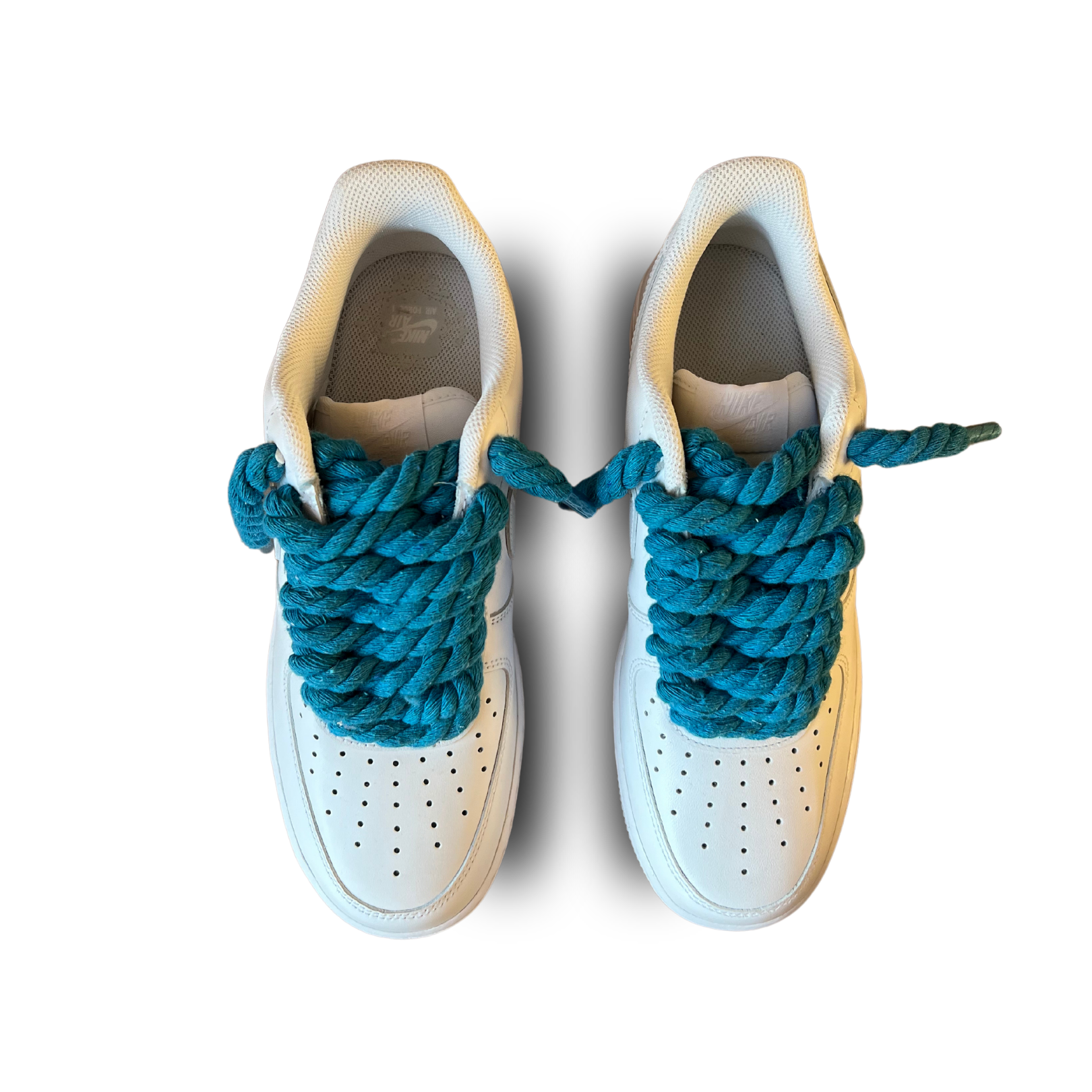 Nike Air Force 1 Rope Lace Blue Felülnézet