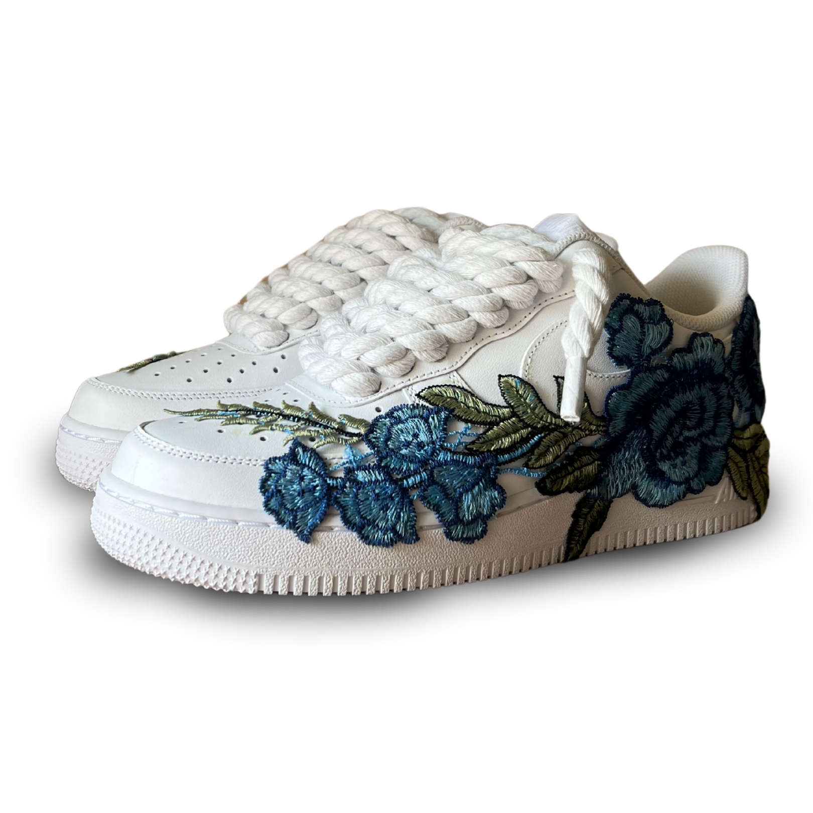 Nike Air Force 1 Rope Lace Blue Rose Csanadsoles