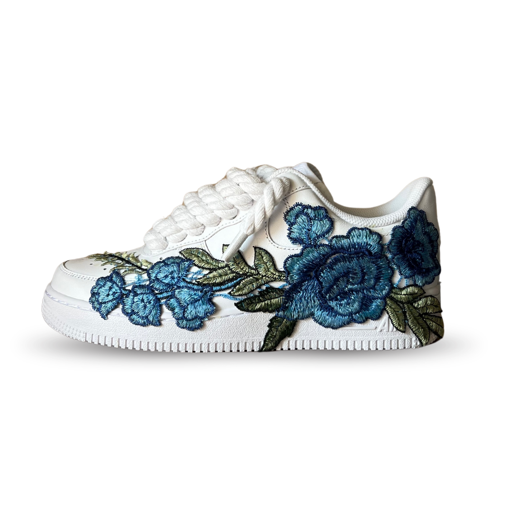 Nike Air Force 1 Rope Lace Blue Rose Oldalnézet