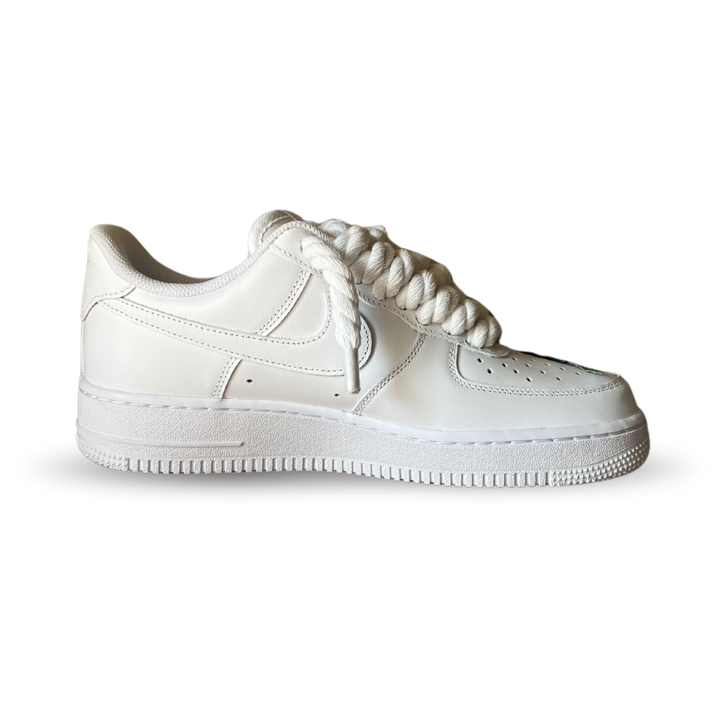 Nike Air Force 1 Rope Lace Blue Rose Belső oldalnézet