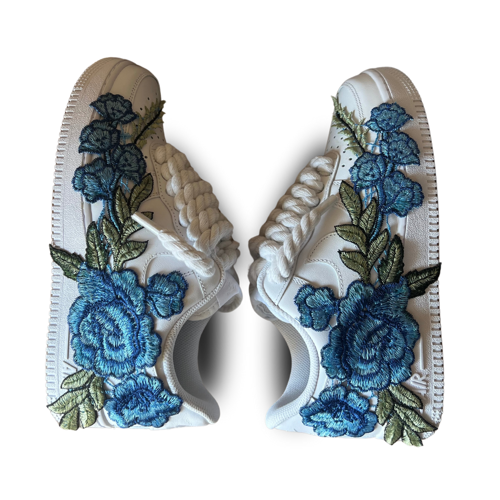Nike Air Force 1 Rope Lace Blue Rose Rózsanézet