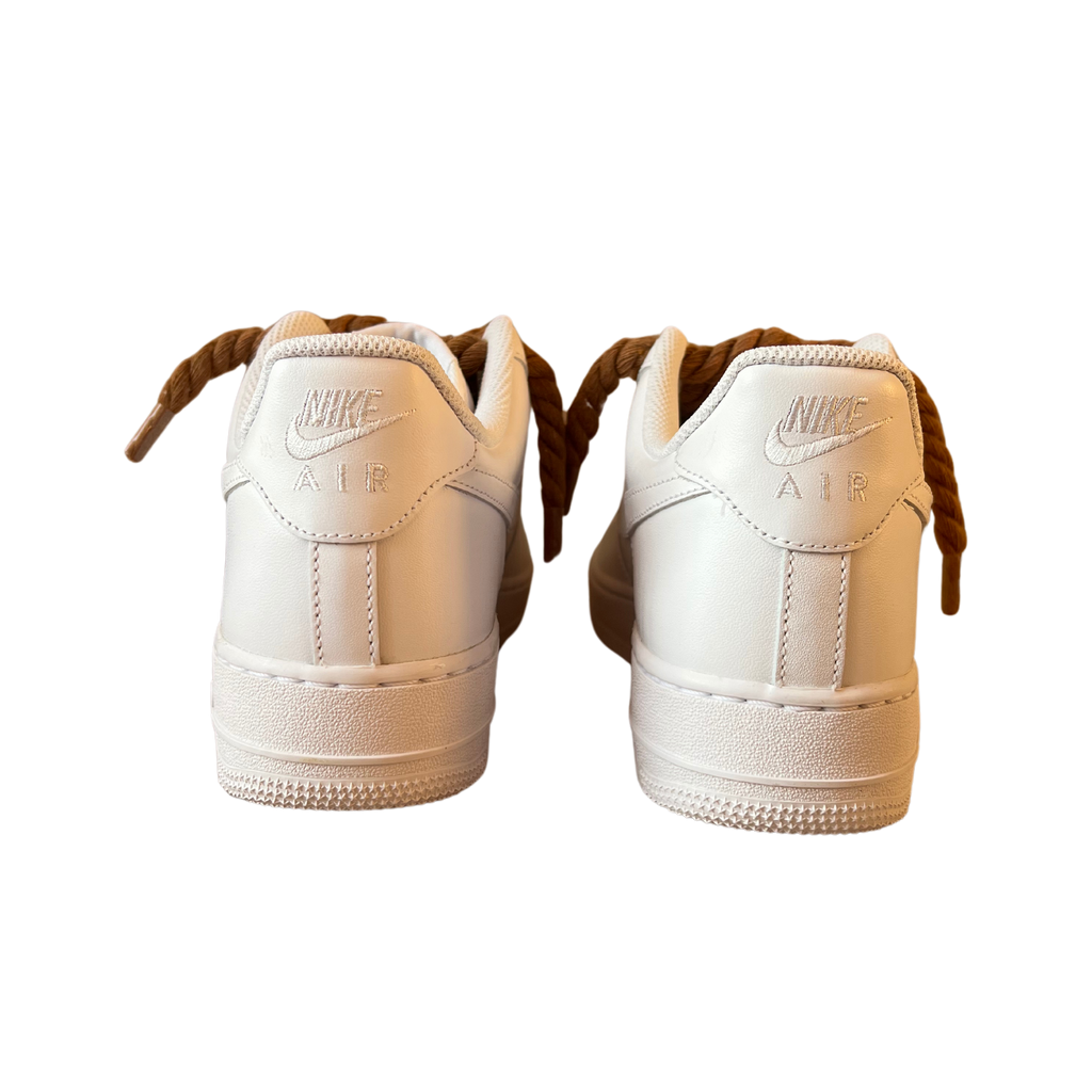 Nike Air Force 1 Rope Lace Brown Hátulnézet