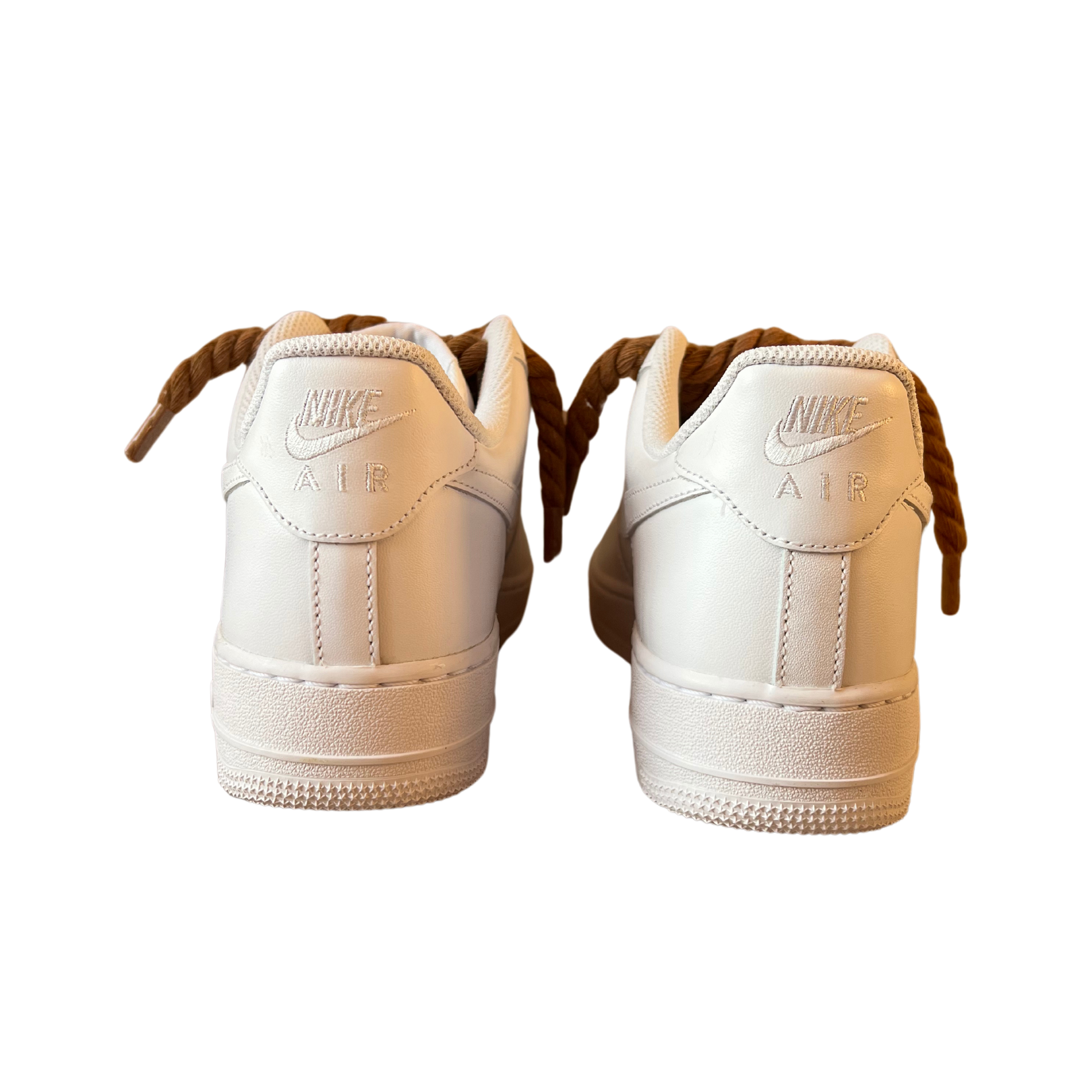 Nike Air Force 1 Rope Lace Brown Hátulnézet