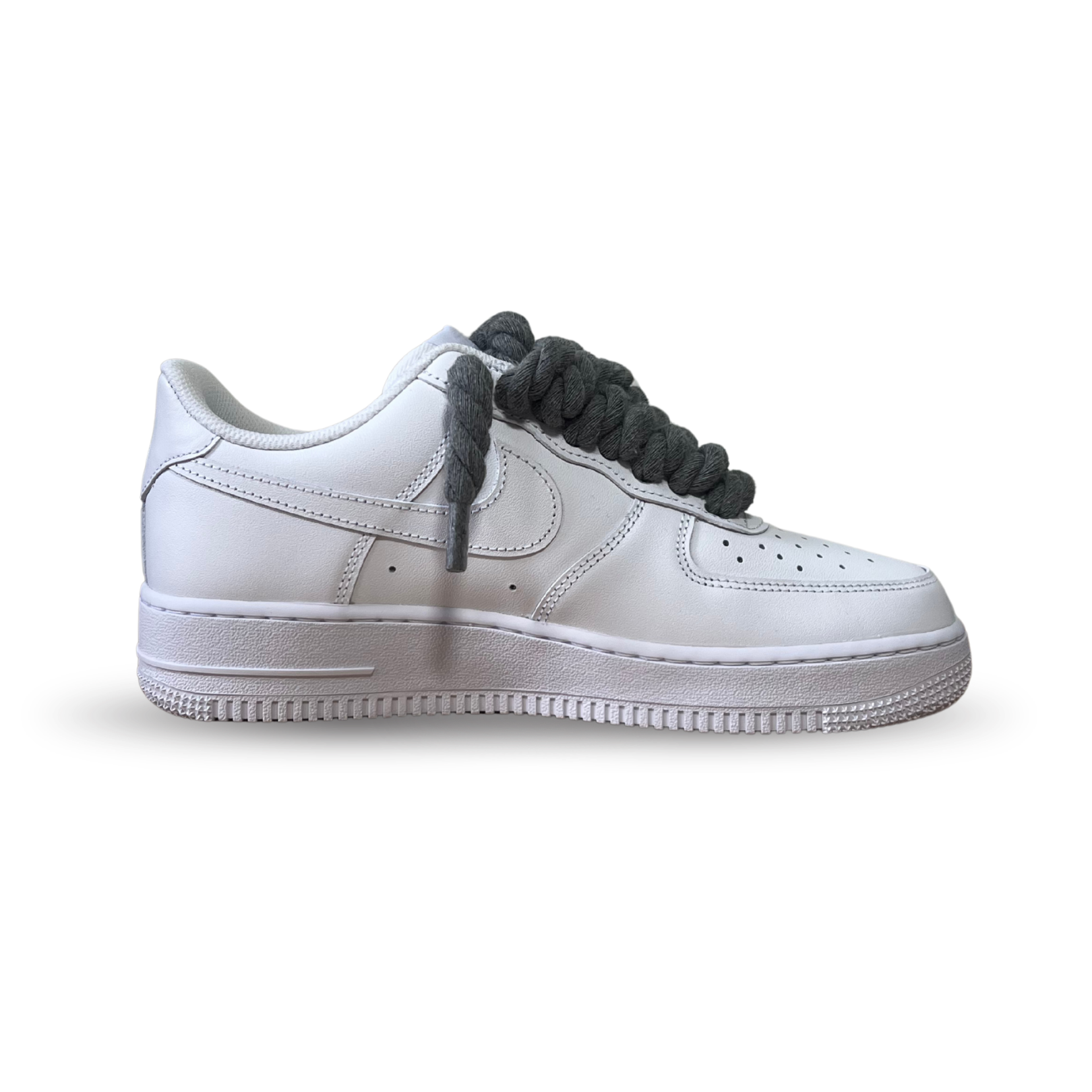 Nike Air Force 1 Rope Lace Dark Grey Belső oldalnézet