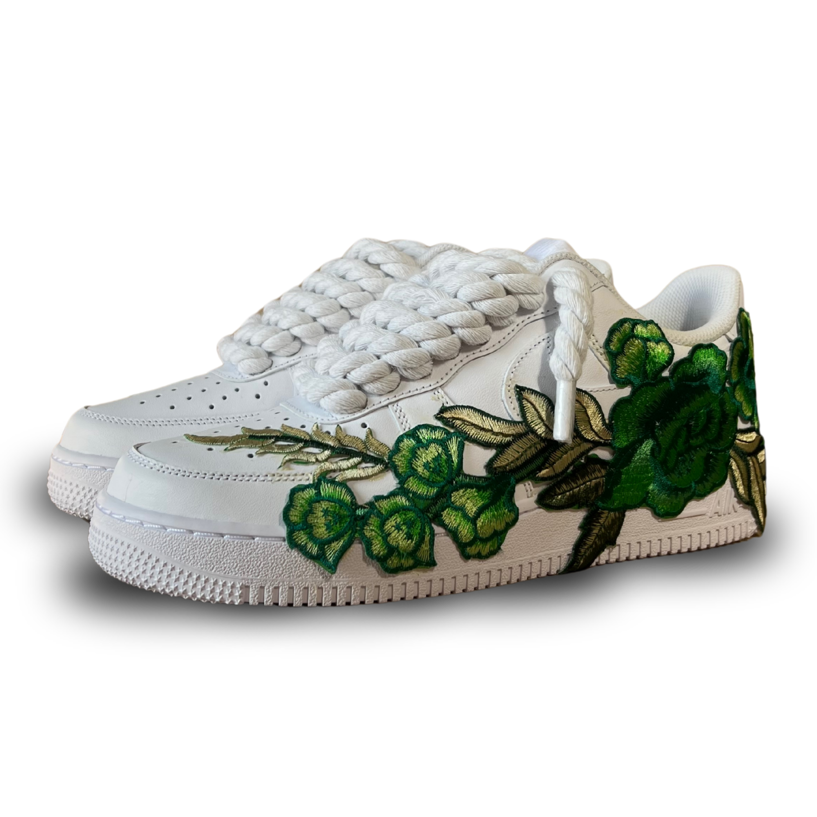 Nike Air Force 1 Rope Lace Green Rose Csanadsoles
