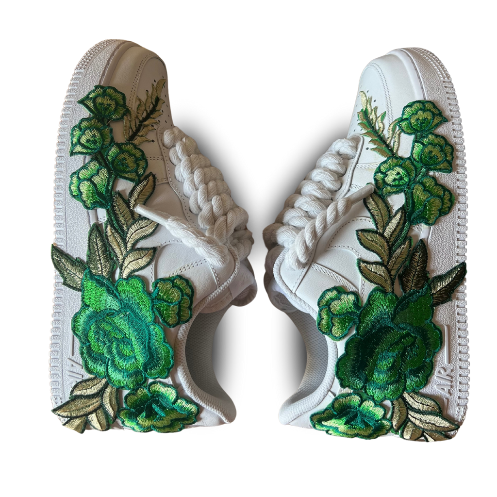 Nike Air Force 1 Rope Lace Green Rose Rózsanézet