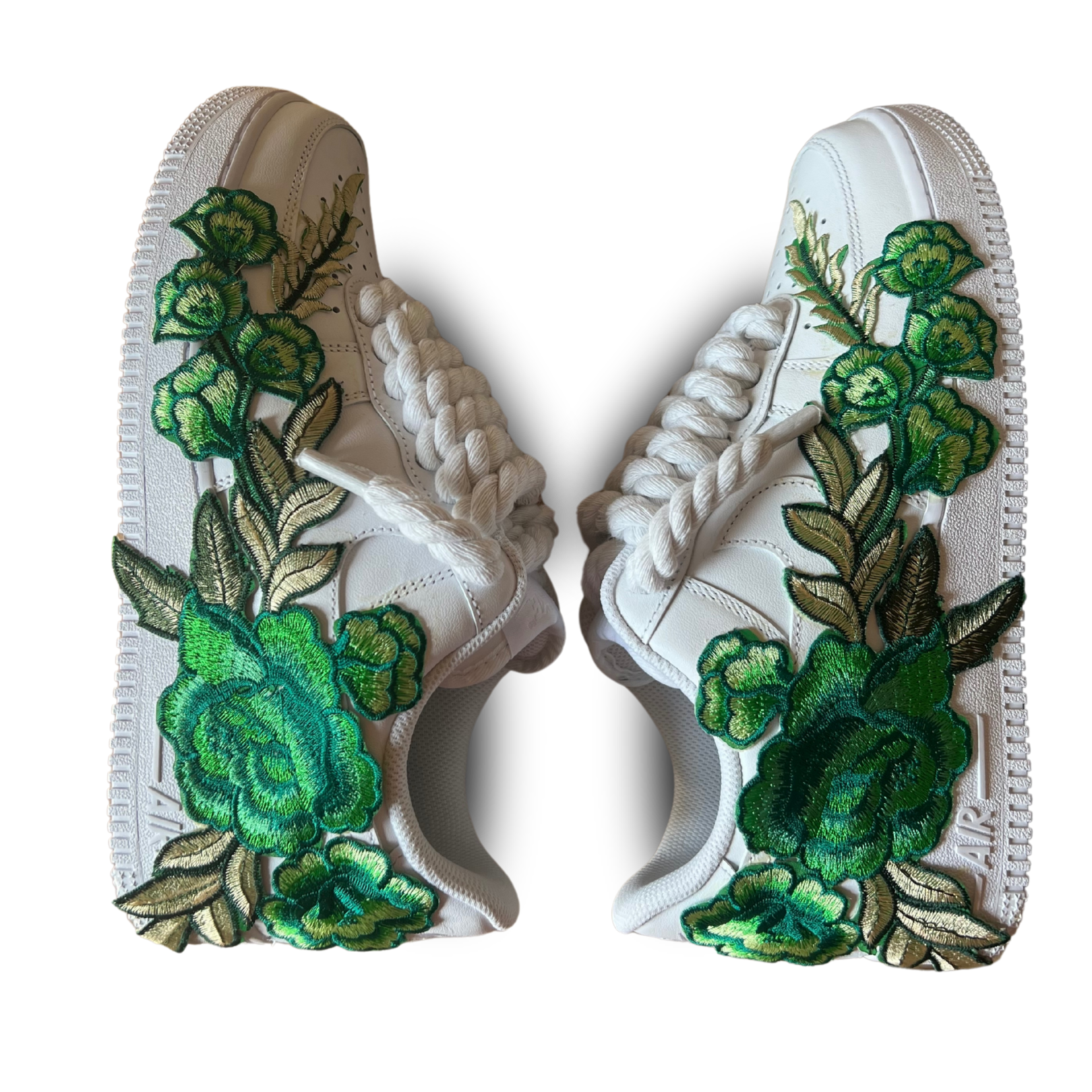 Nike Air Force 1 Rope Lace Green Rose Rózsanézet