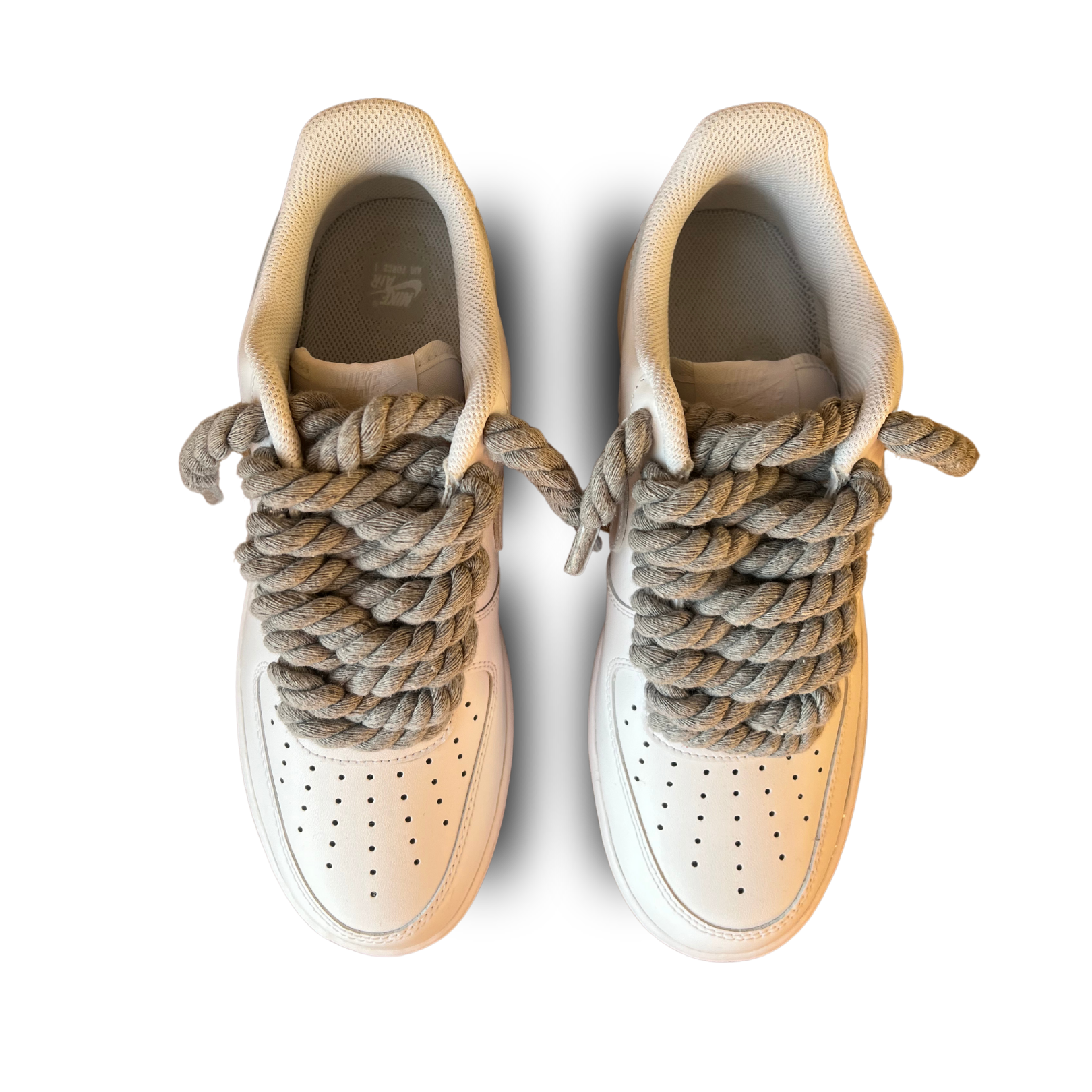 Nike Air Force 1 Rope Lace Grey Felülnézet
