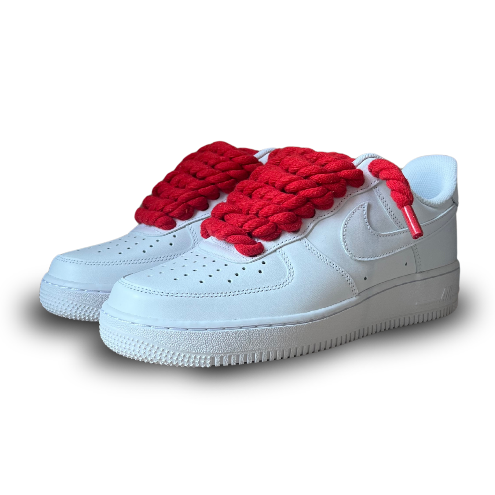 Nike Air Force 1 Rope Lace Red Csanadsoles