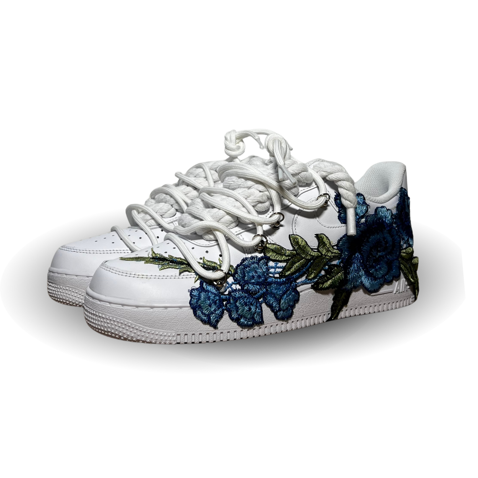 Nike Air Force 1 Rose Blue Laced Up Csanadsoles