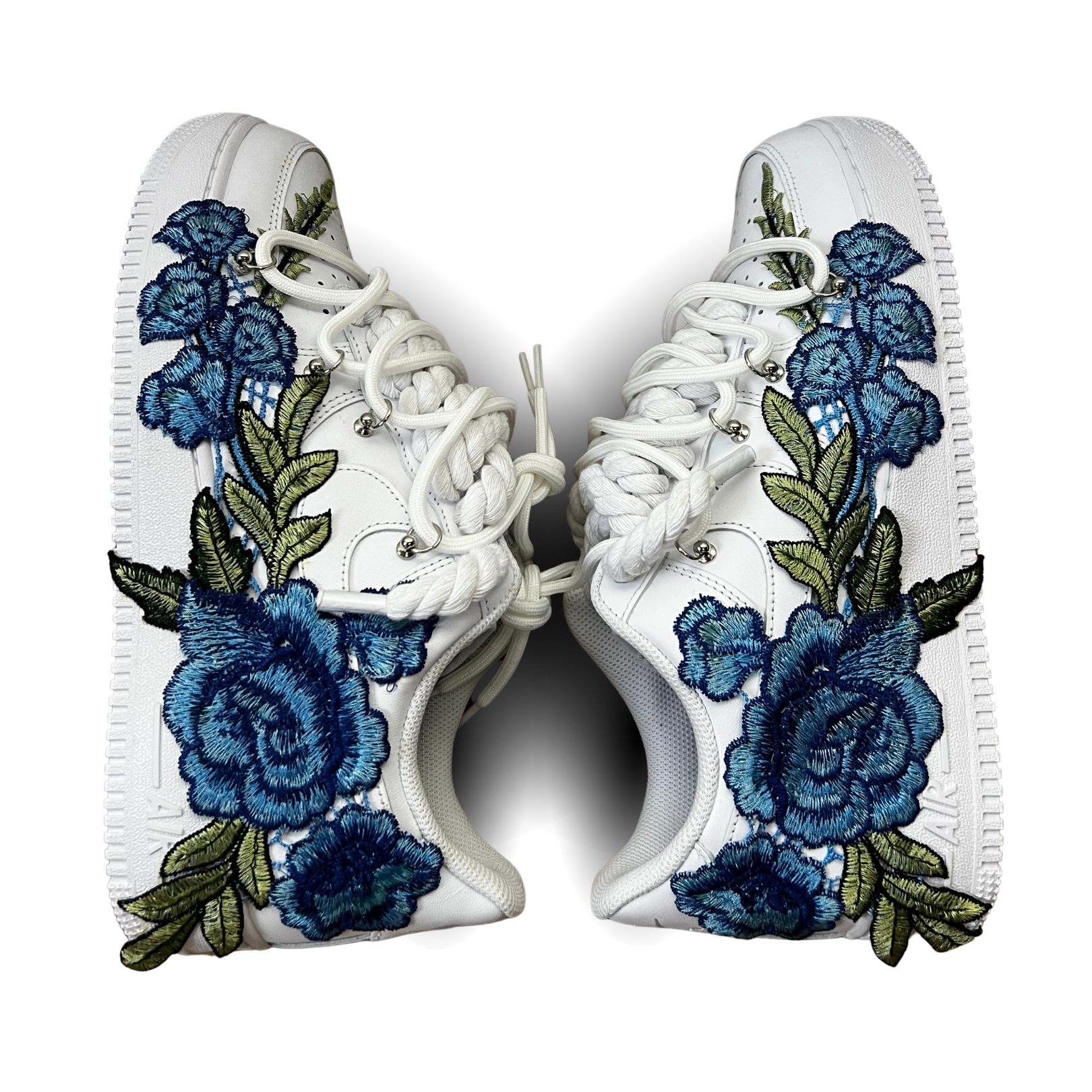 Nike Air Force 1 Rose Blue Laced Up Rózsanézet