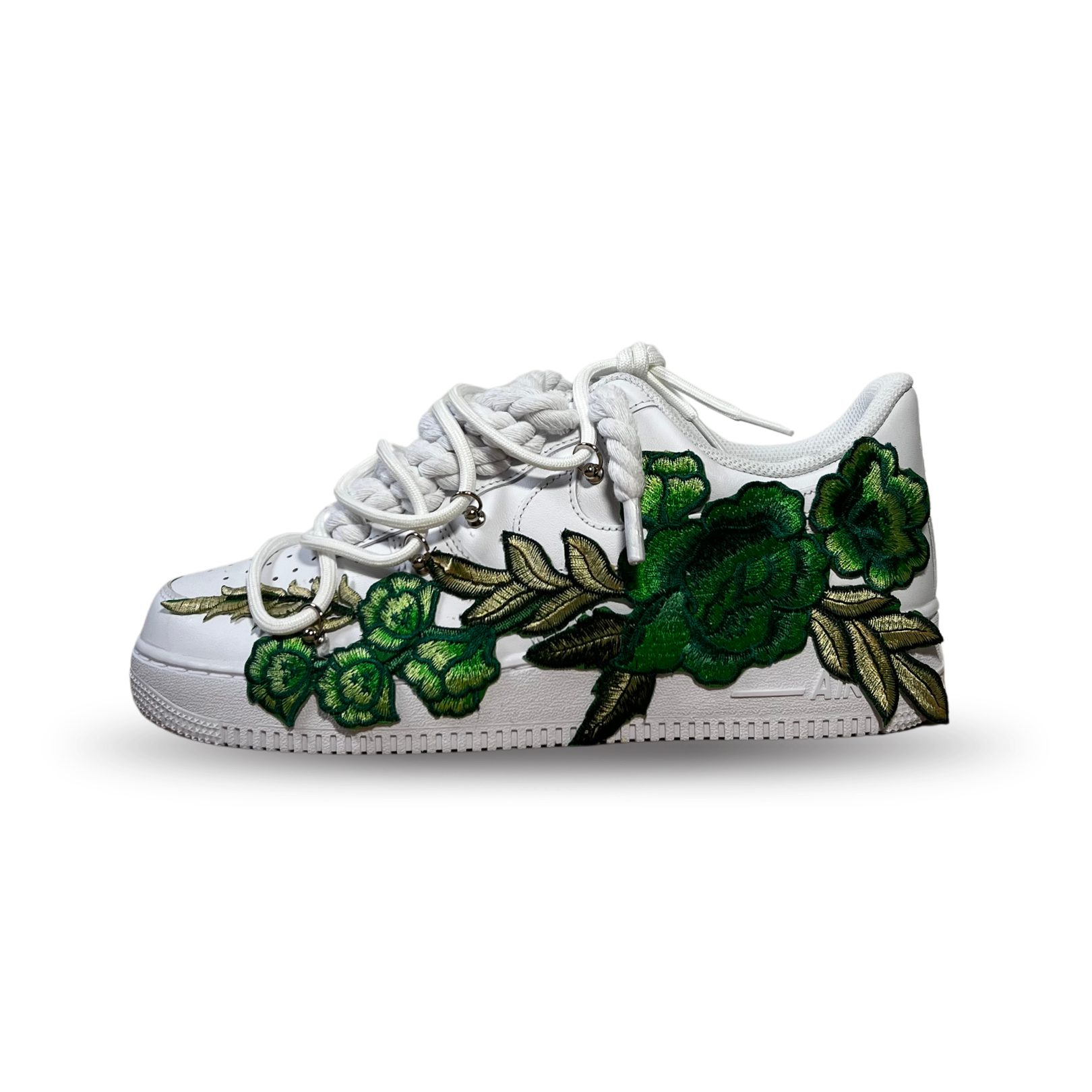 Nike Air Force 1 Rose Green Laced Up Oldalnézet