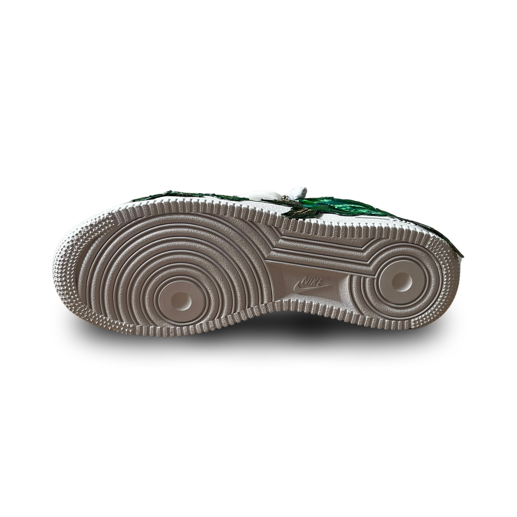 Nike Air Force 1 Rose Green Laced Up Talp