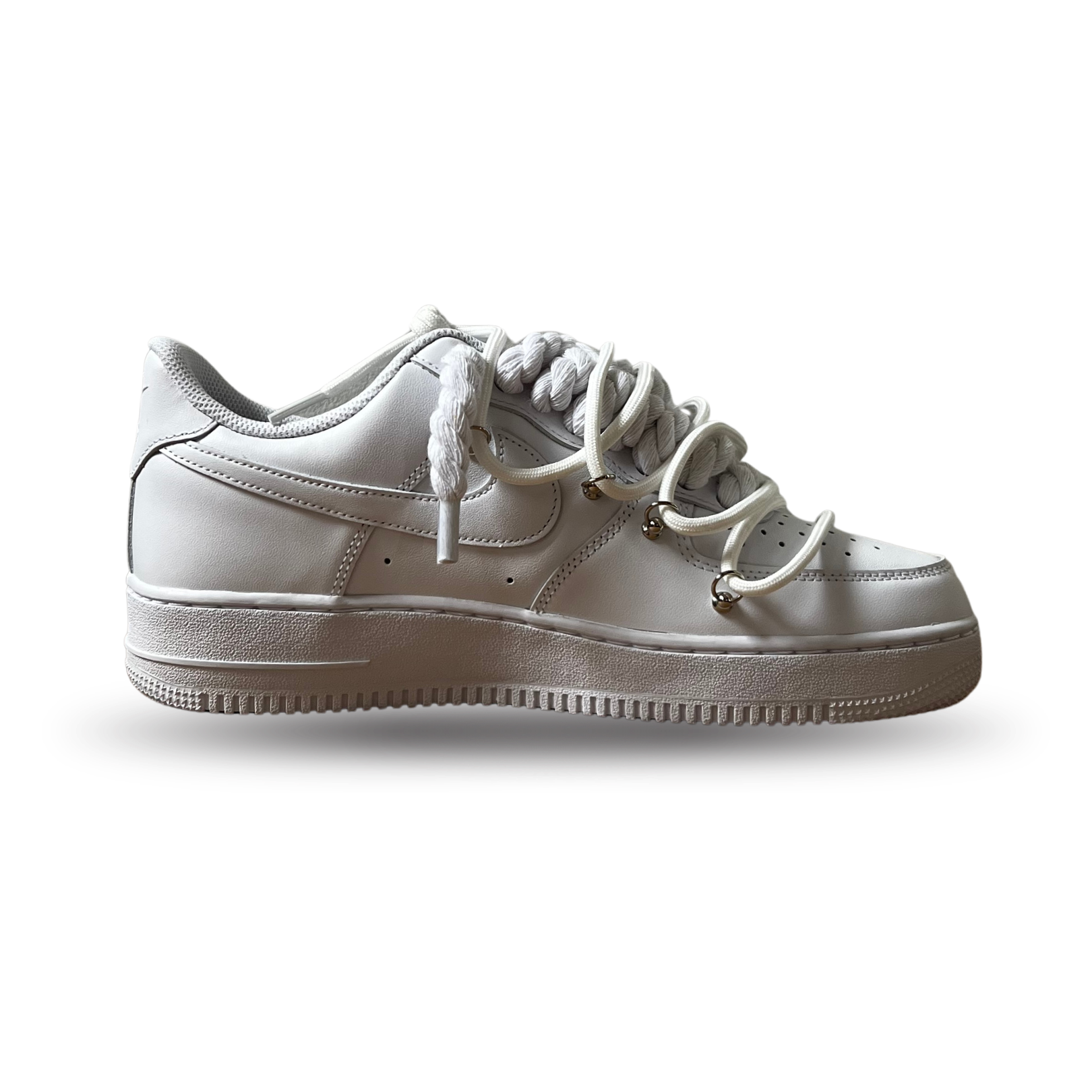 Nike Air Force 1 Rose Green Laced Up Belső oldalnézet