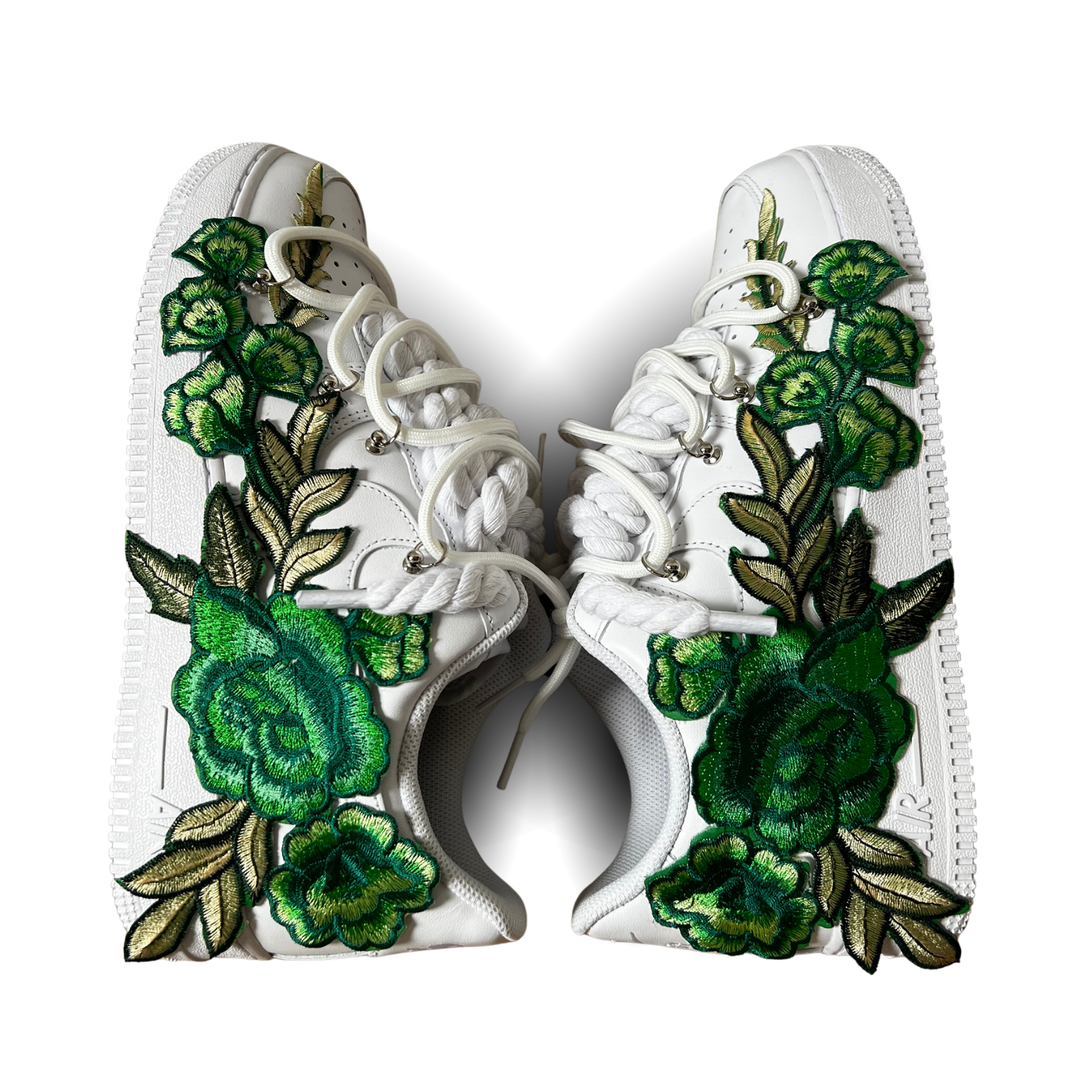 Nike Air Force 1 Rose Green Laced Up Rózsanézet
