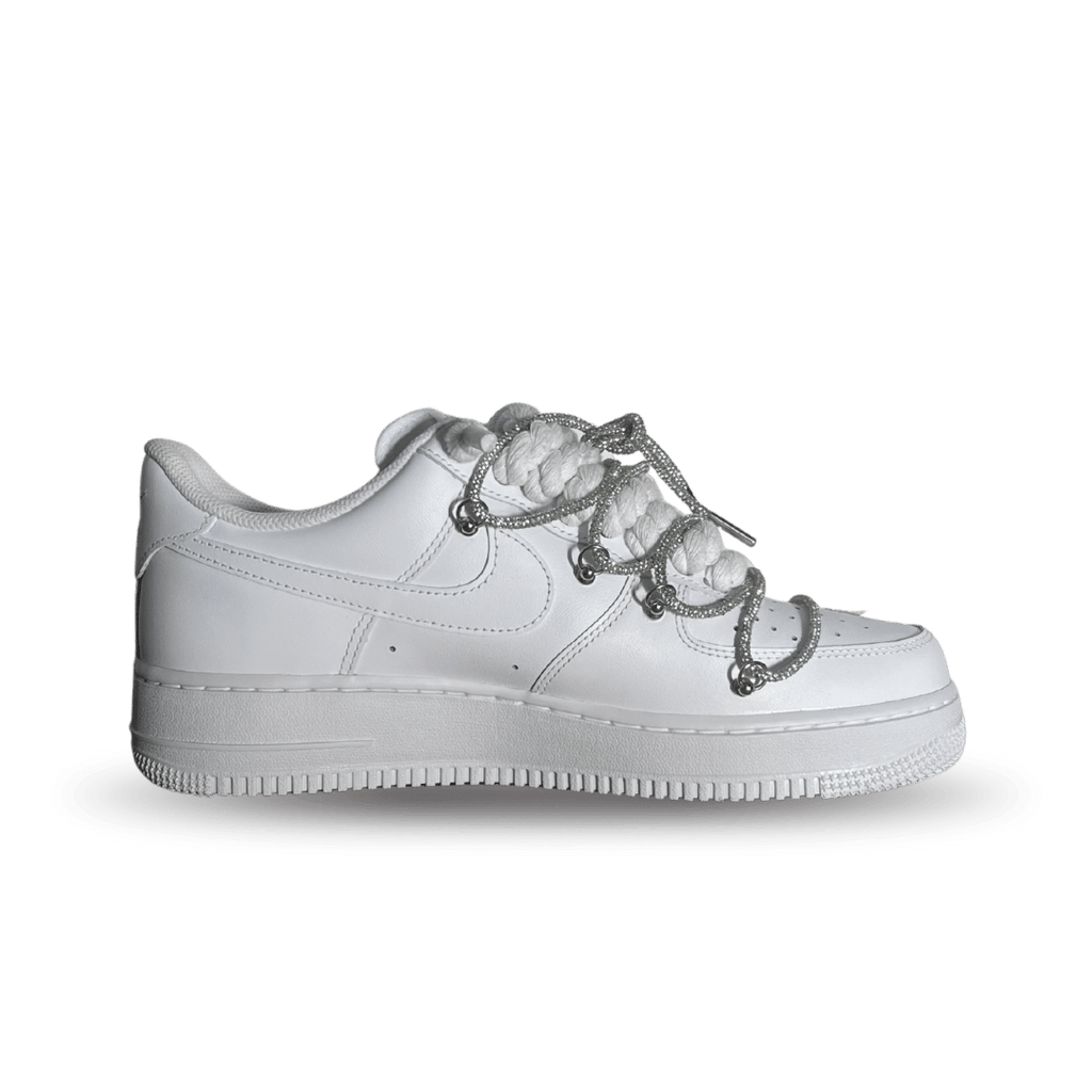 Nike Air Force 1 Rose Pure White Diamond Belső oldalnézet