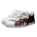 Nike Air Force 1 Rose Red Laced Up Csanadsoles