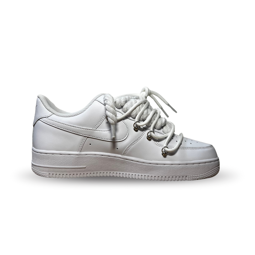 Nike Air Force 1 Rose Red Laced Up Belső oldalnézet