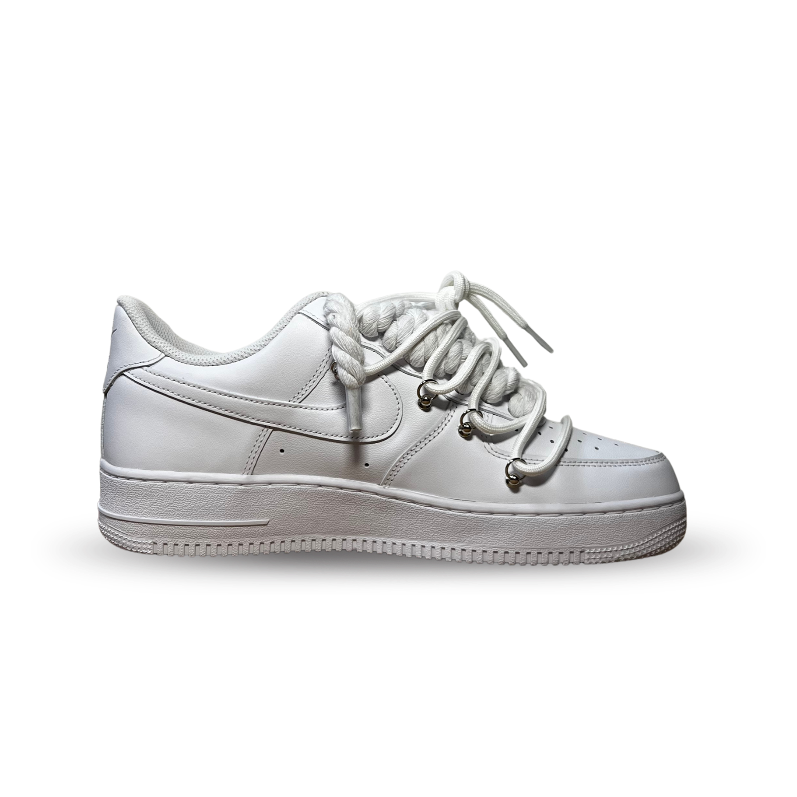 Nike Air Force 1 Rose Red Laced Up Belső oldalnézet
