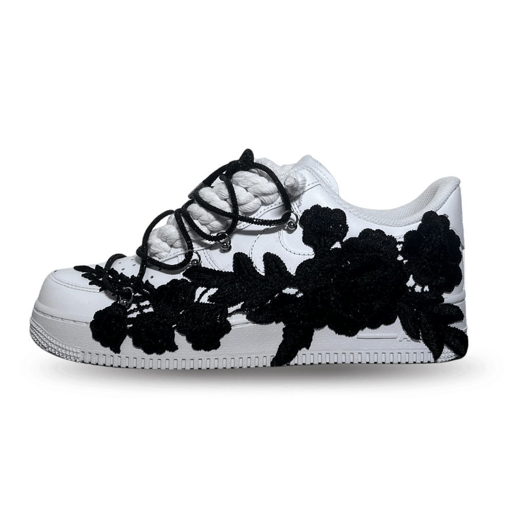 Nike Air Force 1 Rose White Black Diamond Oldalnézet