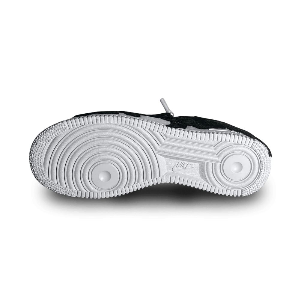 Nike Air Force 1 Rose White Black Laced Up Talp