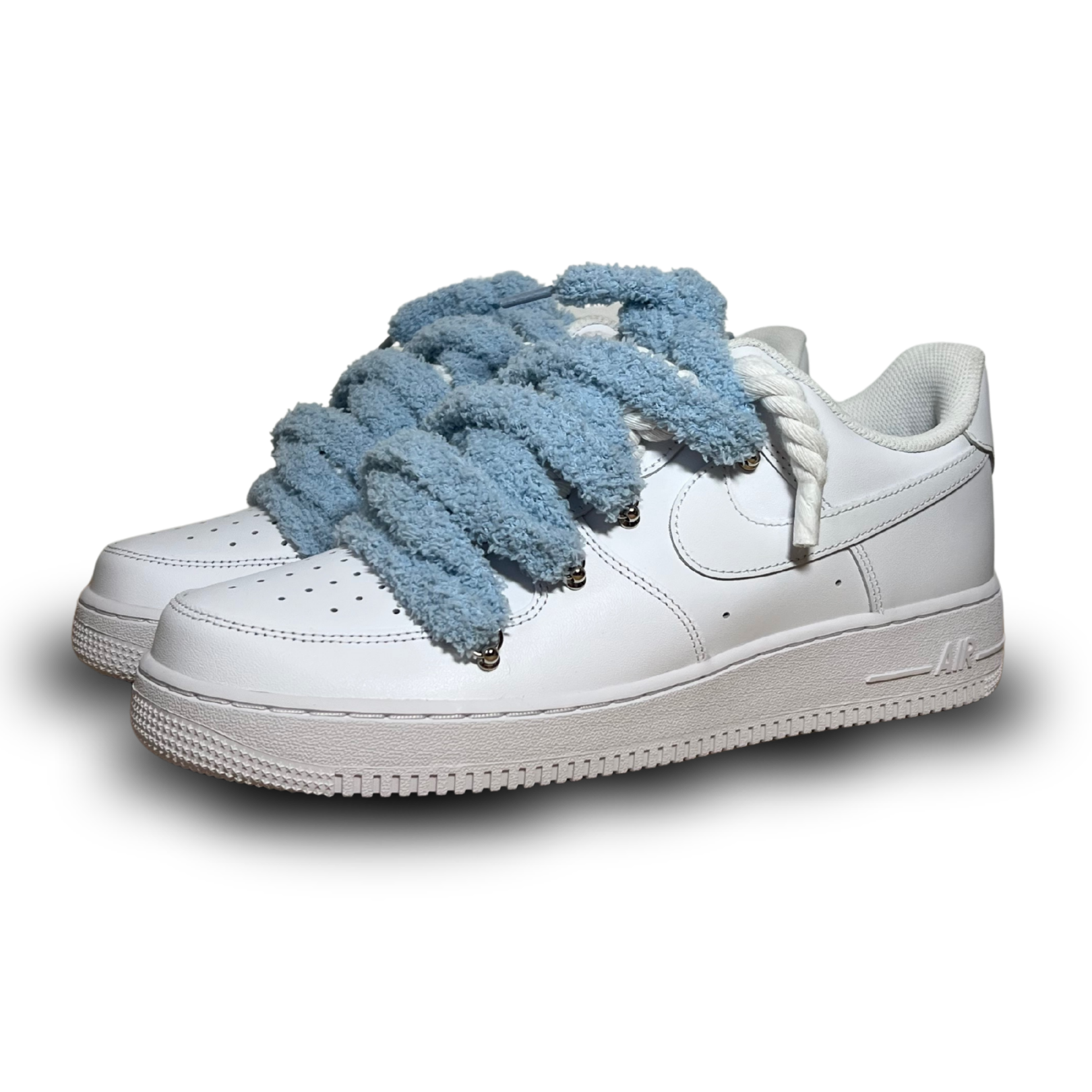 Nike Air Force 1 White Chimney Cake Baby Blue Csanadsoles