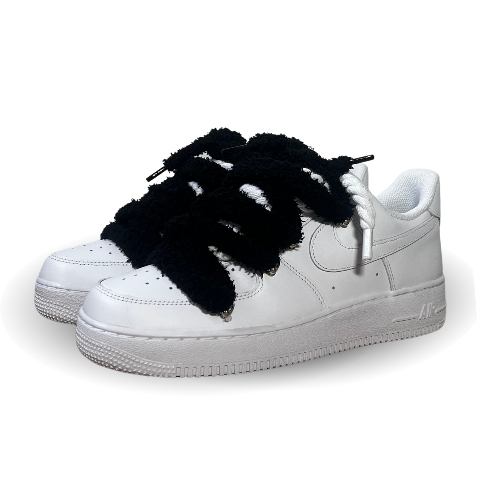 Nike Air Force 1 White Chimney Cake Black Csanadsoles