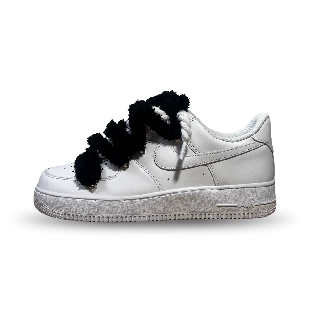 Nike Air Force 1 White Chimney Cake Black Oldalnézet