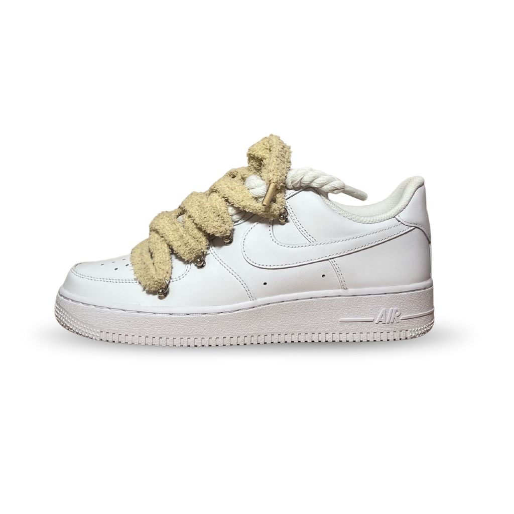 Nike Air Force 1 White Chimney Cake Cinnamon Oldalnézet
