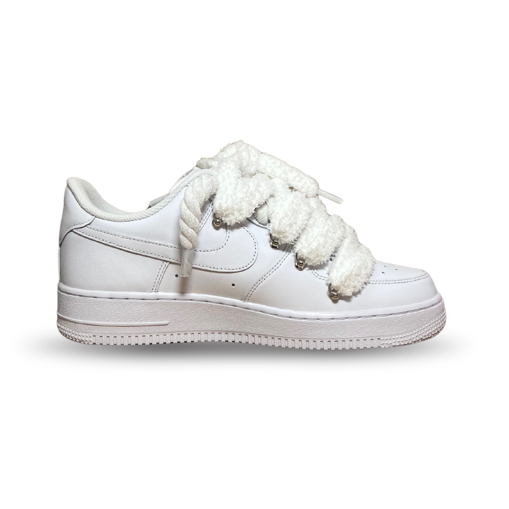 Nike Air Force 1 White Chimney Cake Coconut Belső oldalnézet