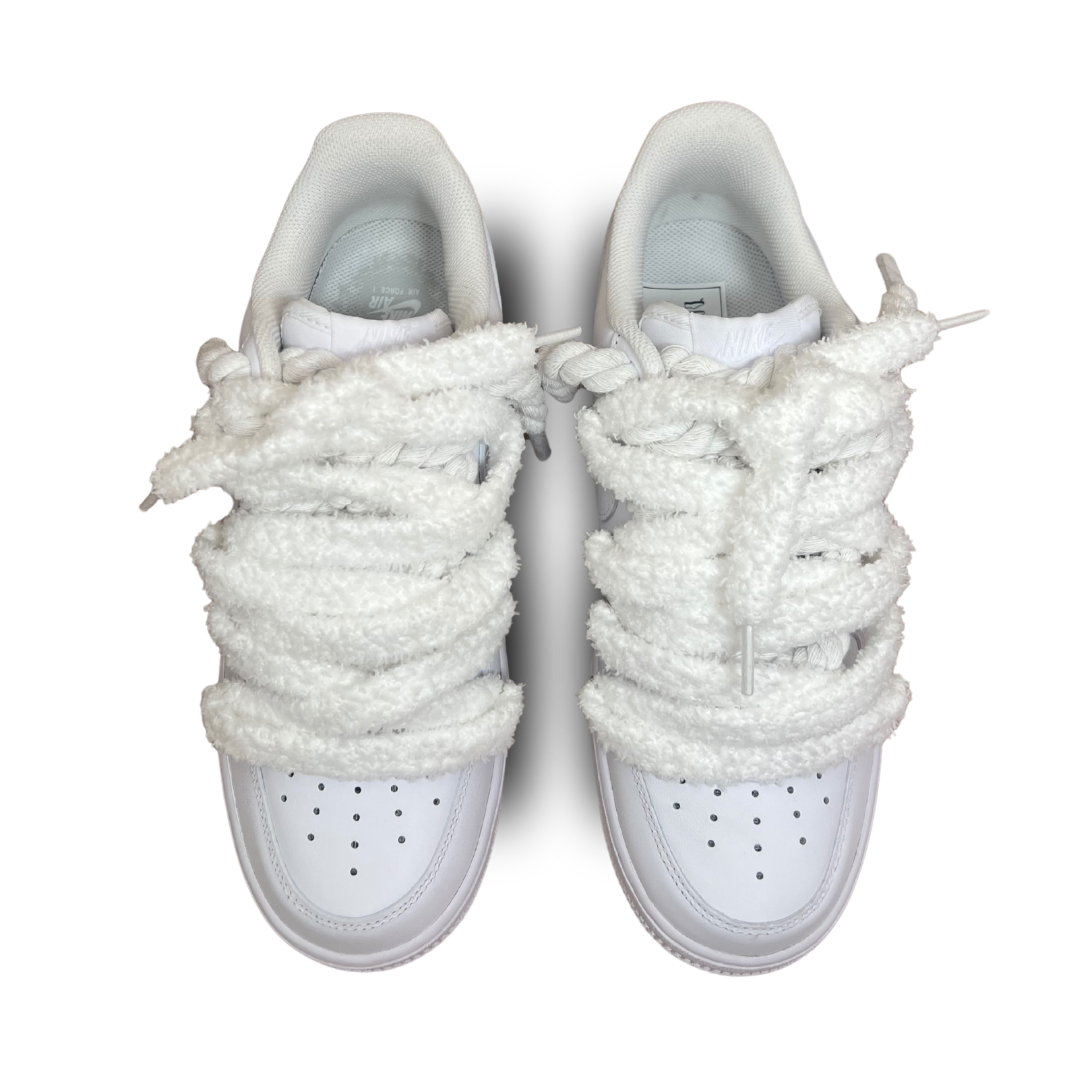 Nike Air Force 1 White Chimney Cake Coconut Felülnézet