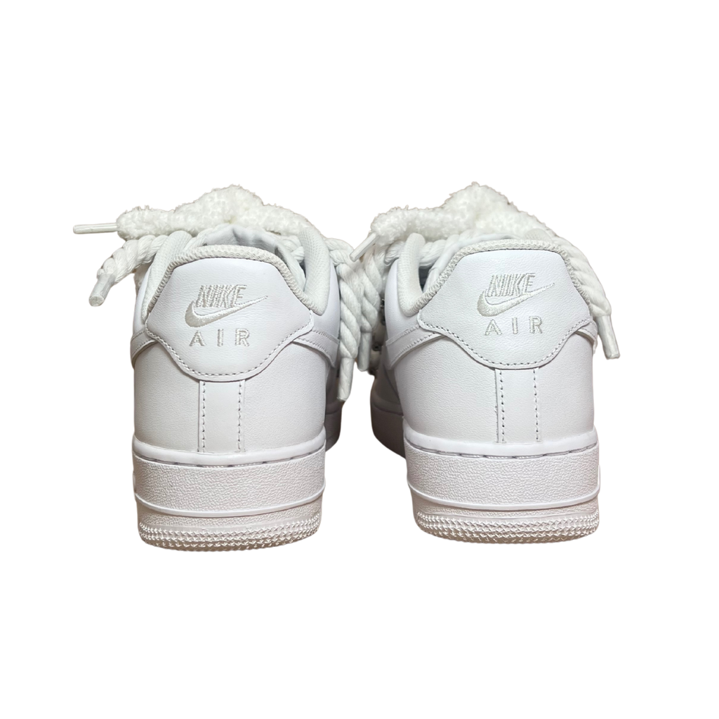 Nike Air Force 1 White Chimney Cake Coconut Hátulnézet