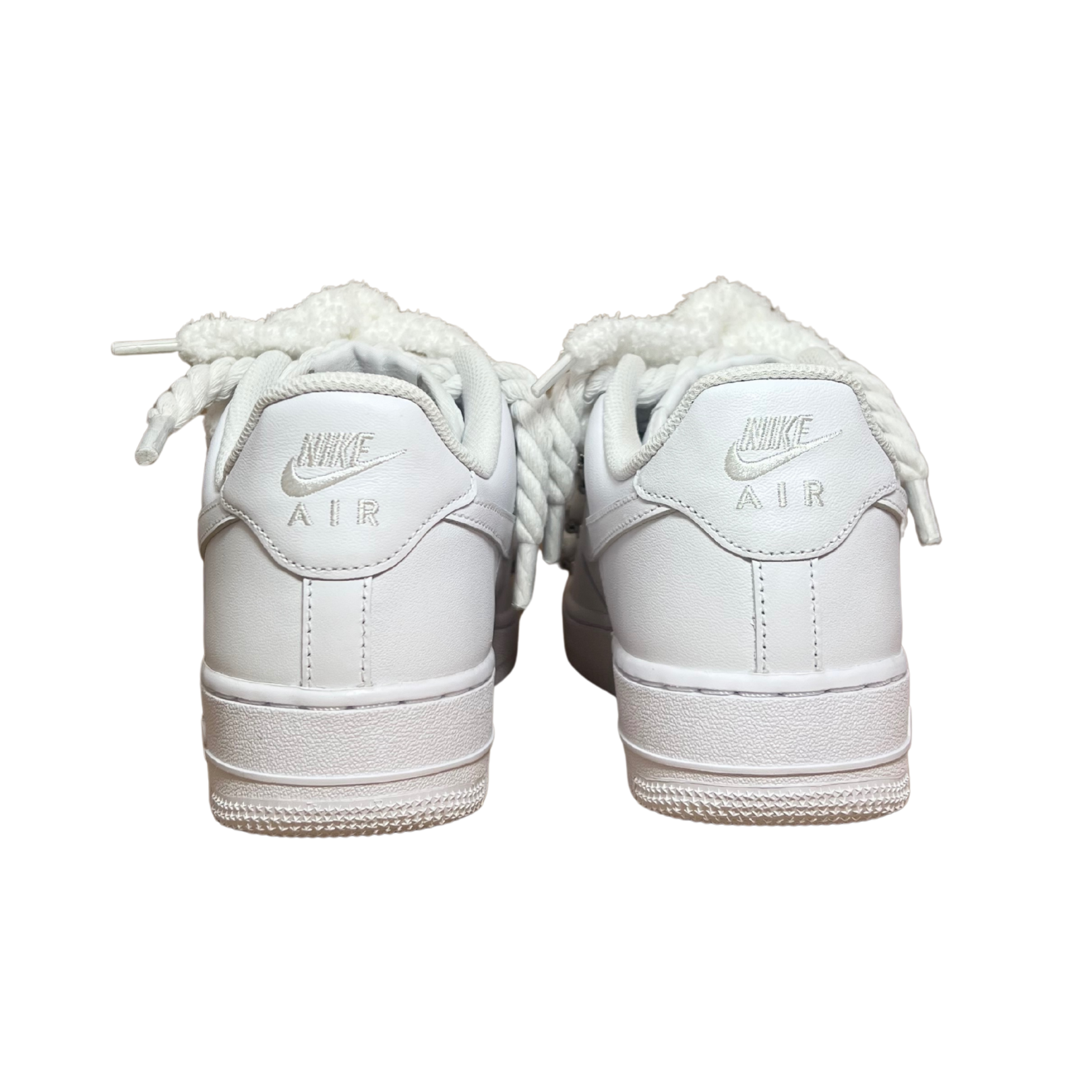 Nike Air Force 1 White Chimney Cake Coconut Hátulnézet