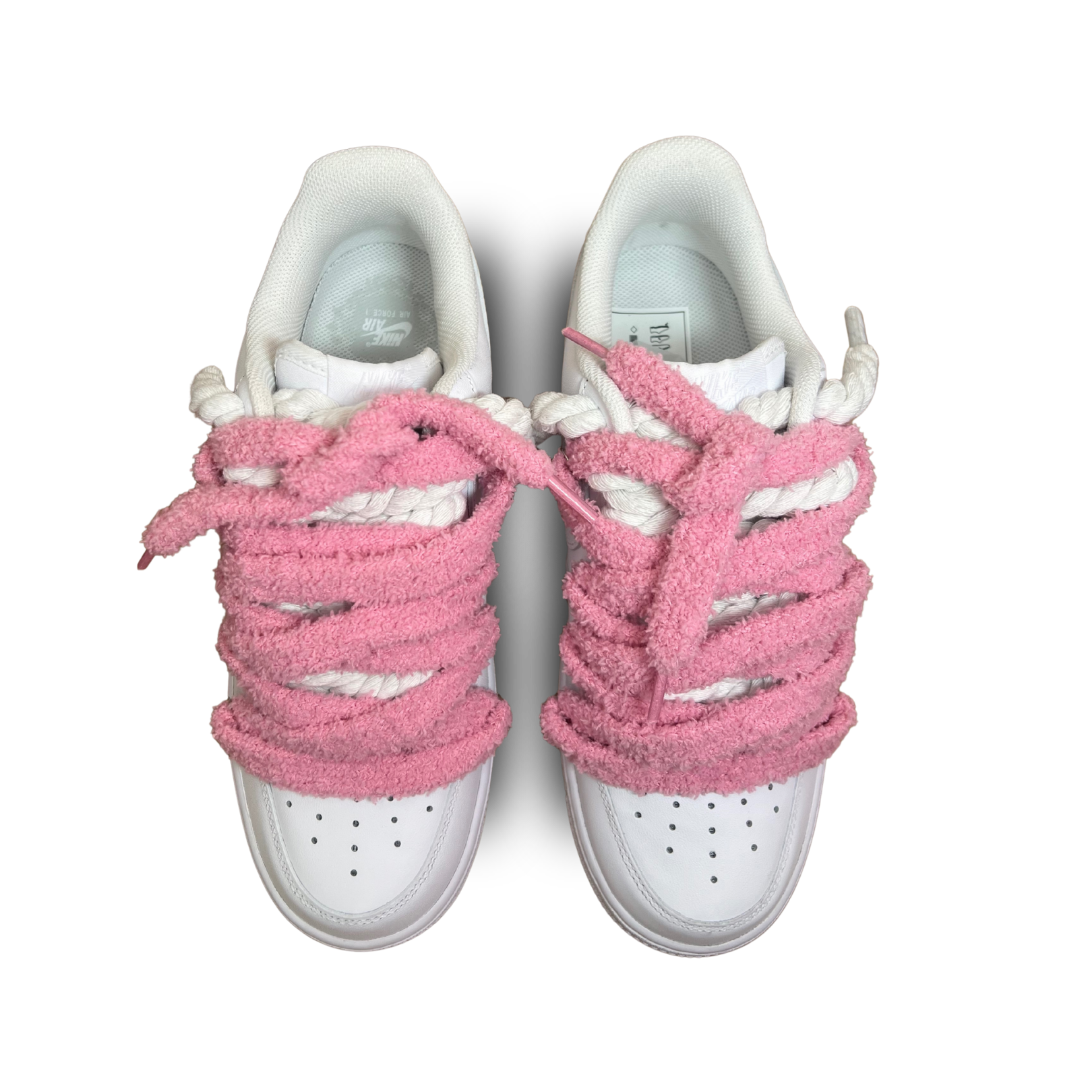 Nike Air Force 1 White Chimney Cake Pink Felülnézet