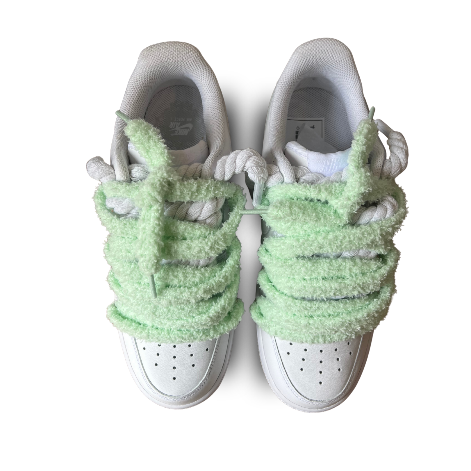 Nike Air Force 1 White Chimney Cake Sweet Mint Felülnézet