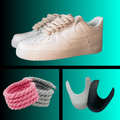White Rope Lace Air Force Bundle Csanadsoles