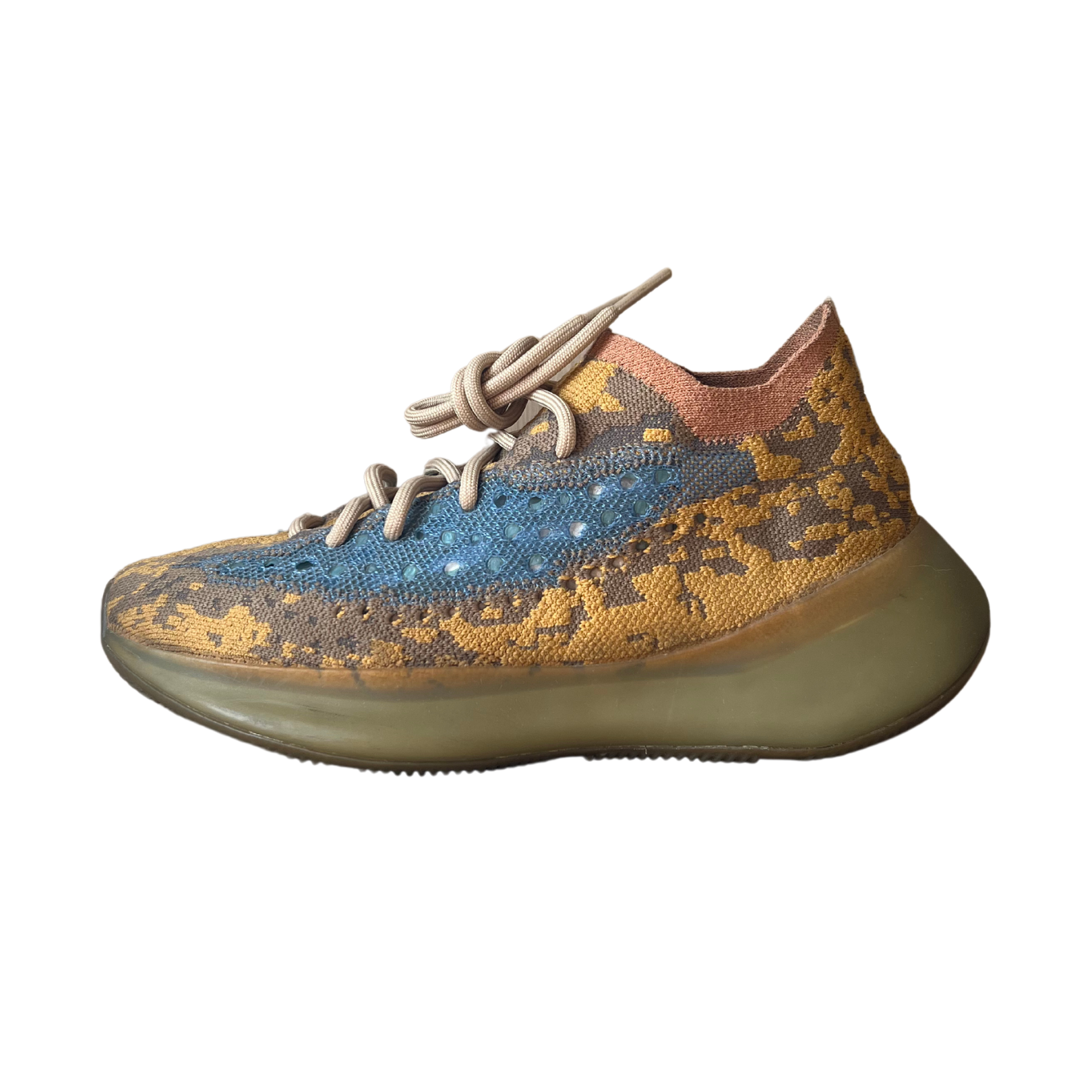 Yeezy 380 Blue Oat (használt) oldalnézet