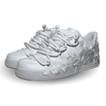 Nike Air Force 1 Rose Pure White Laced Up